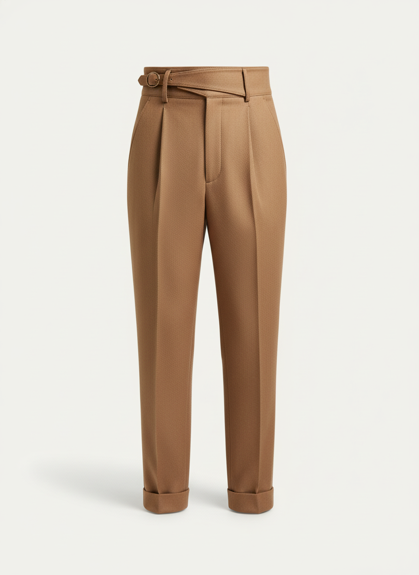 Maison Guerre - Men's High-Waisted Trousers