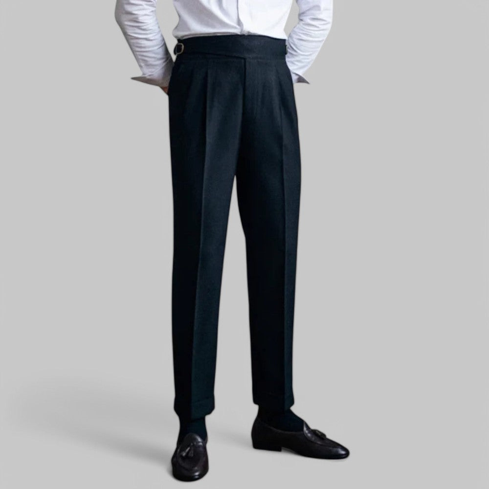 High-Waisted Classic Trousers with Straight-Leg Design – Italian Style for Timeless Elegance and Versatile Outfits 2