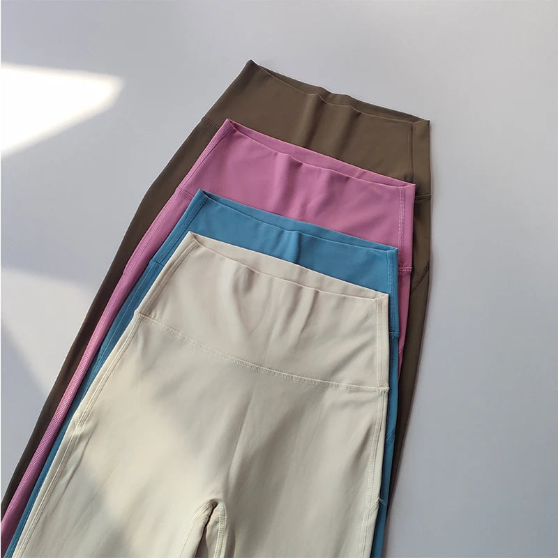 High Waisted Flared Yoga Leggings – Breathable Wide Leg Womens Gym Pants for Yoga and Casual Wear 2