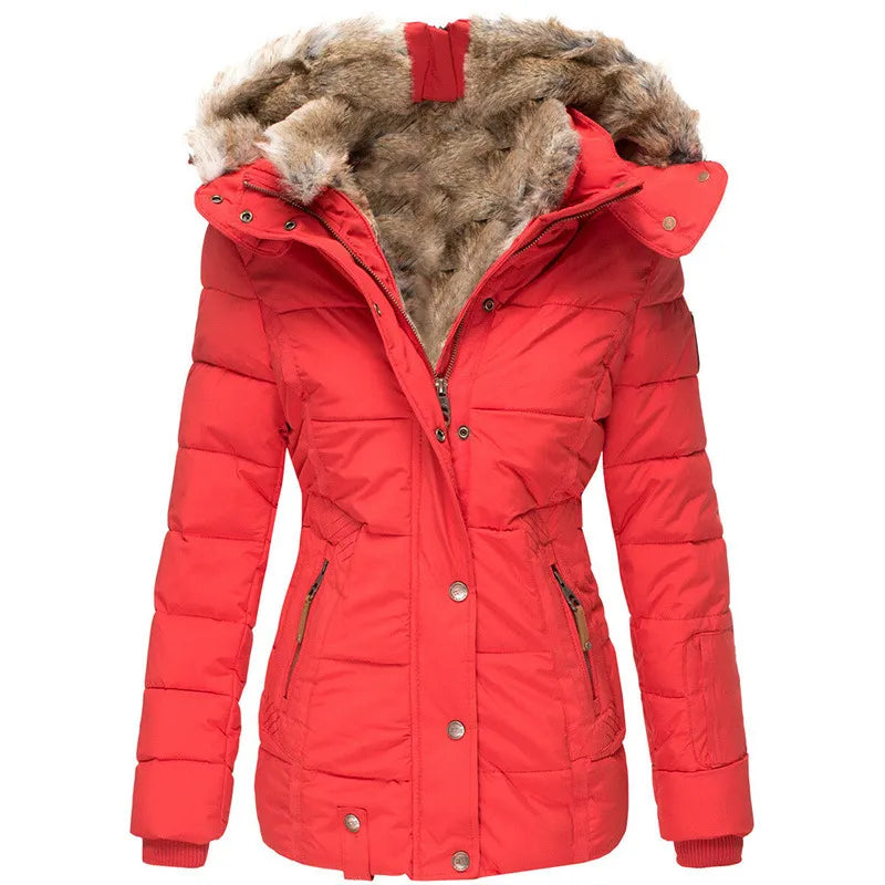 Warm Winter Fur Jacket for Women - Elegant Insulated Winter Coat for Cold Weather 4