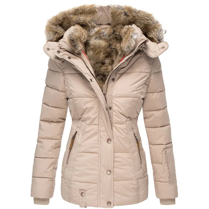 Warm Winter Fur Jacket for Women - Elegant Insulated Winter Coat for Cold Weather 6