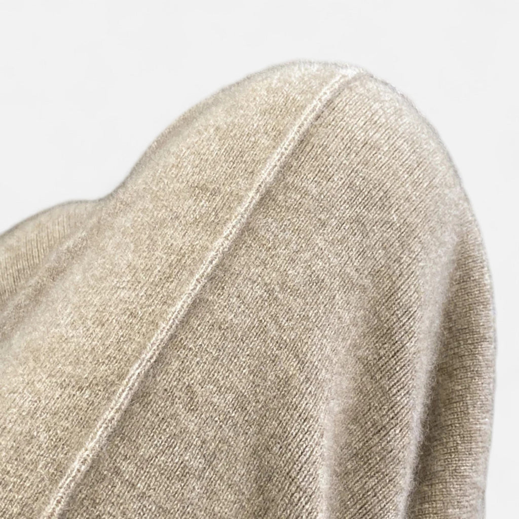 Women's Wide-Leg Knit Trousers in Pure Wool - Elegant Palazzo Pants for Autumn-Winter Fashion 7